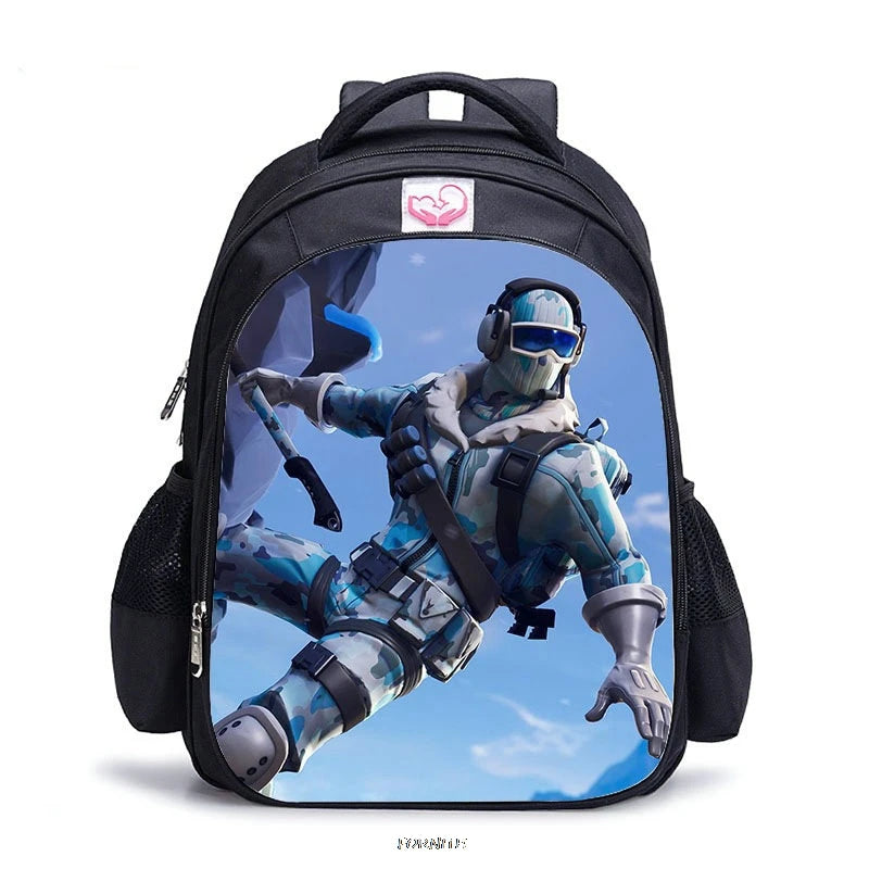 Boy School Backpack Kids Backpacks Student Anime Game Rucksack