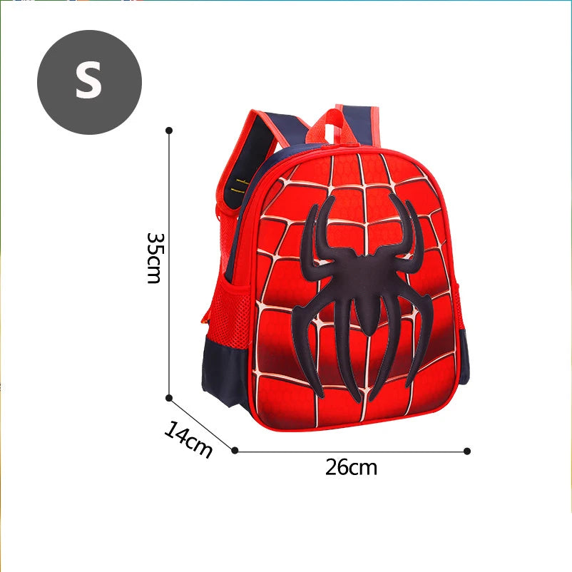 Boy Schoolbag Spider Captain Backpack Children Bagpack Kindergarten School Bag F