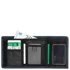 Boy's Waterproof Coated Canvas Wallet - Multiple Compartments - 309201