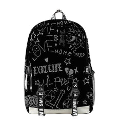 Lil Peep Love Laptop Backpack for Teens