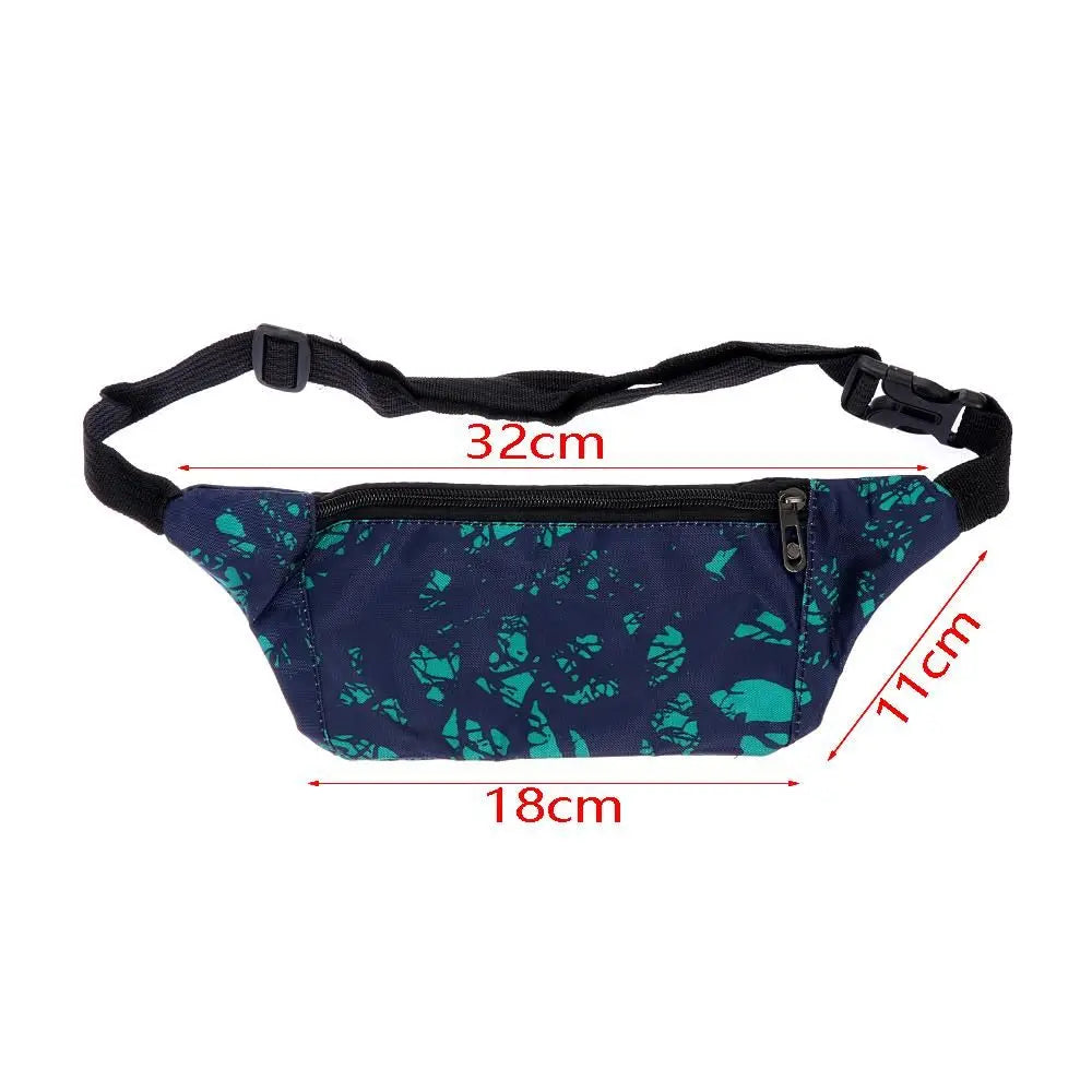 Kids Camo Fanny Pack Travel Belt Bag Waterproof Chest Pack