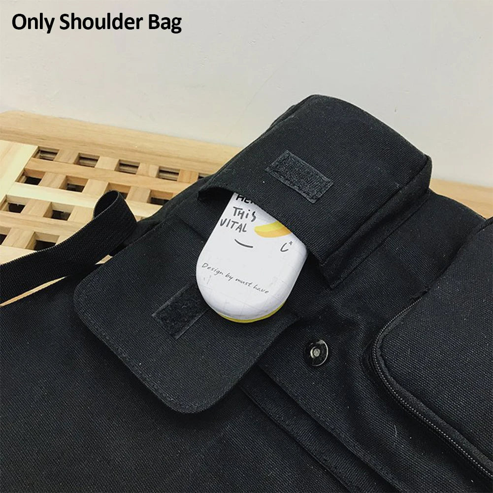 Large Capacity Canvas Cross Body Shoulder Bag