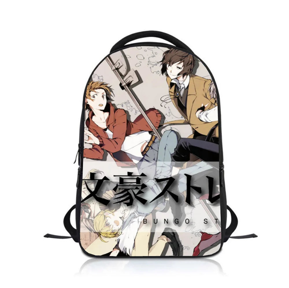 Bungo Stray Dogs Kids' Backpack Anime School Bag