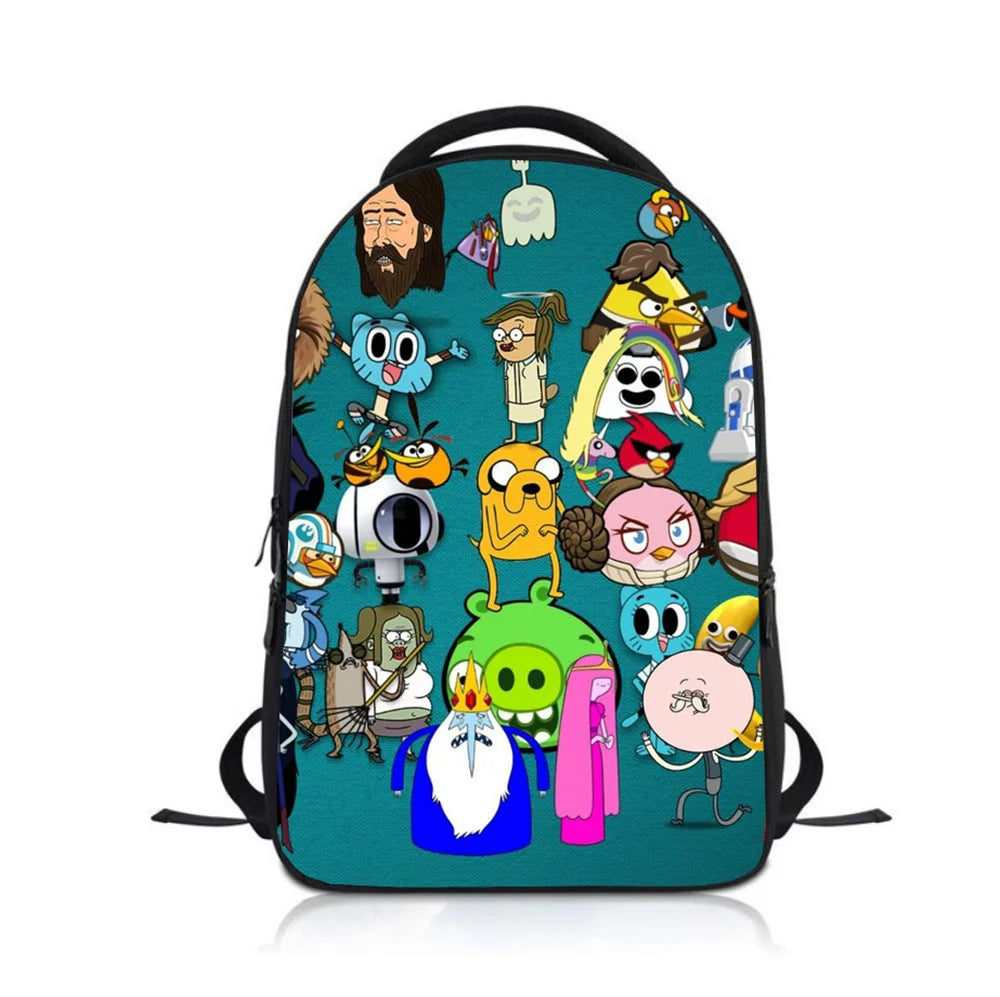 Anime Cartoon Kids Backpack School Bag Children Knapsack