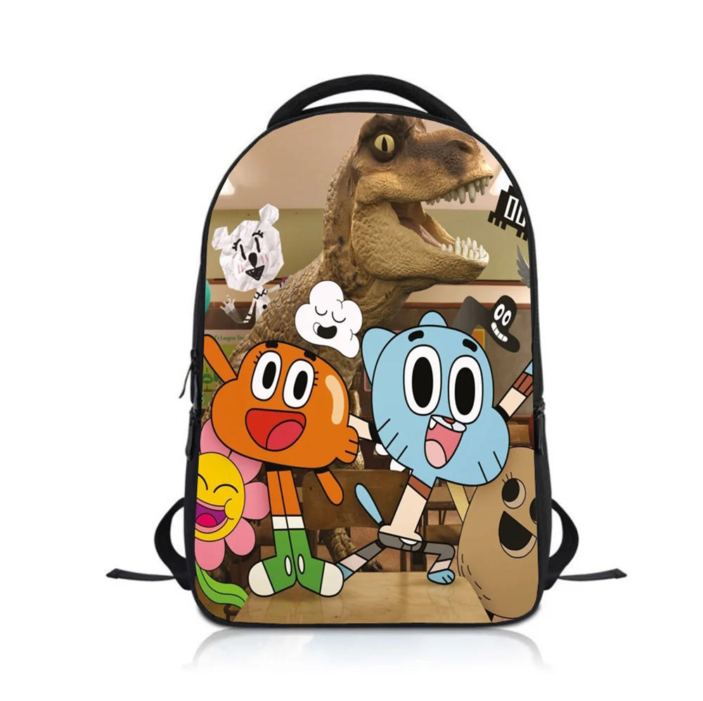 Anime Cartoon Kids Backpack School Bag Children Knapsack