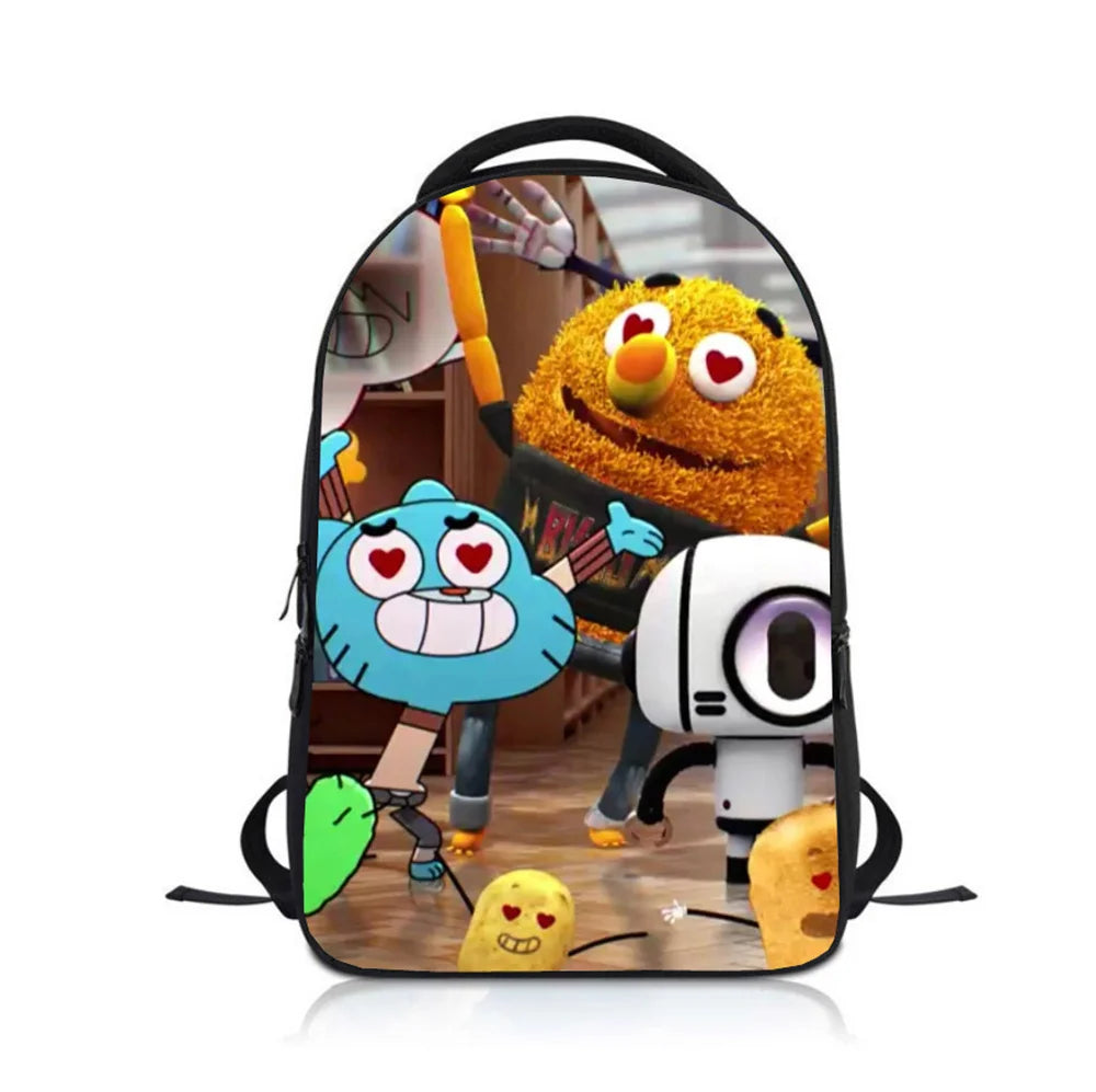 Anime Cartoon Kids Backpack School Bag Children Knapsack