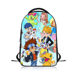 Anime Digimon Adventure Kids School Bag Kindergarten Bookbag
