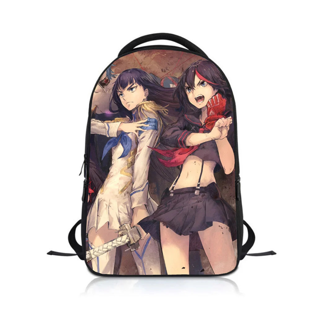 Anime KILL la KILL Kids Backpack School Bag Children Cartoon Knapsack