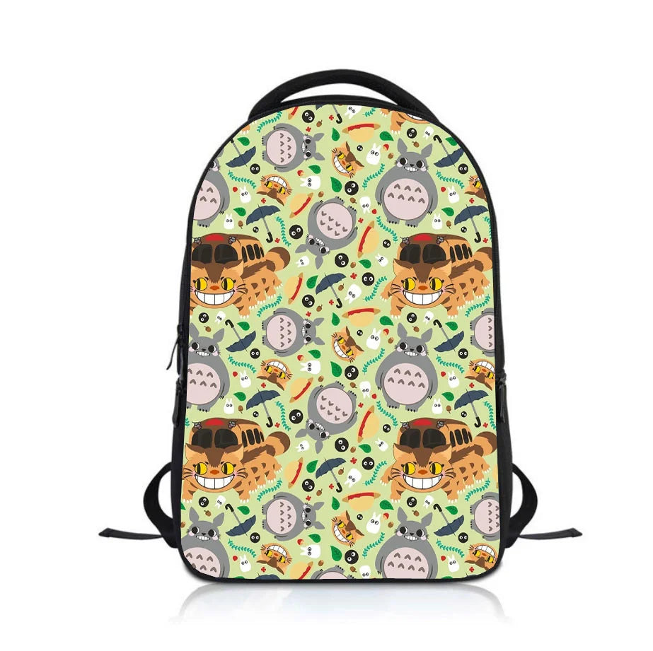 Totoro Kids School Backpack Cartoon Knapsack