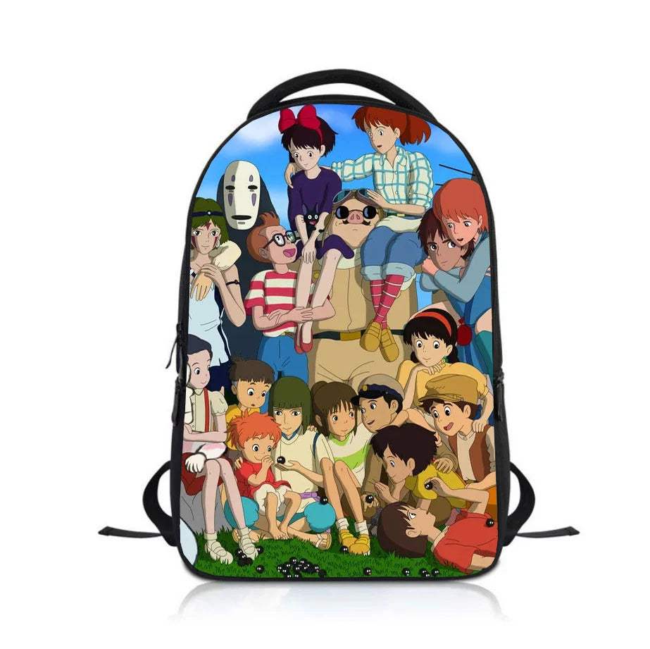 Totoro Kids School Backpack Cartoon Knapsack