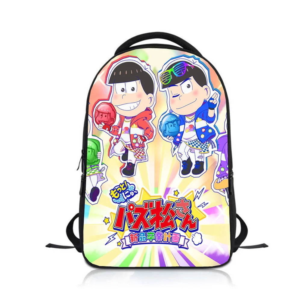 Anime Osomatsu San Kids Backpack for School