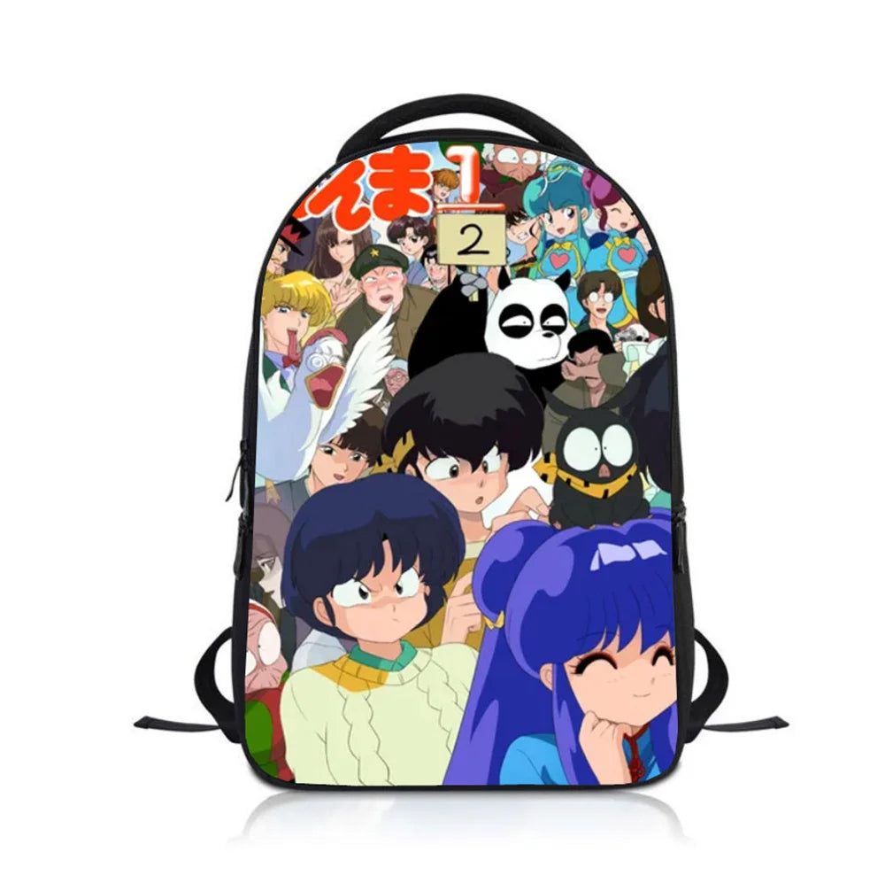 Anime Ranma Kindergarten Backpack Children School Bag