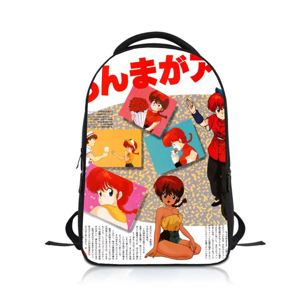 Anime Ranma Kindergarten Backpack Children School Bag
