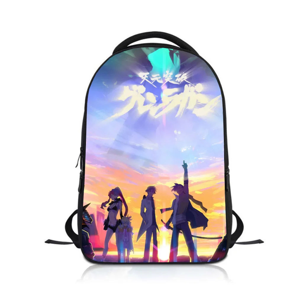 Anime Tengen Toppa Kids Backpack School Bag Bookbag Kindergarten Rucksack