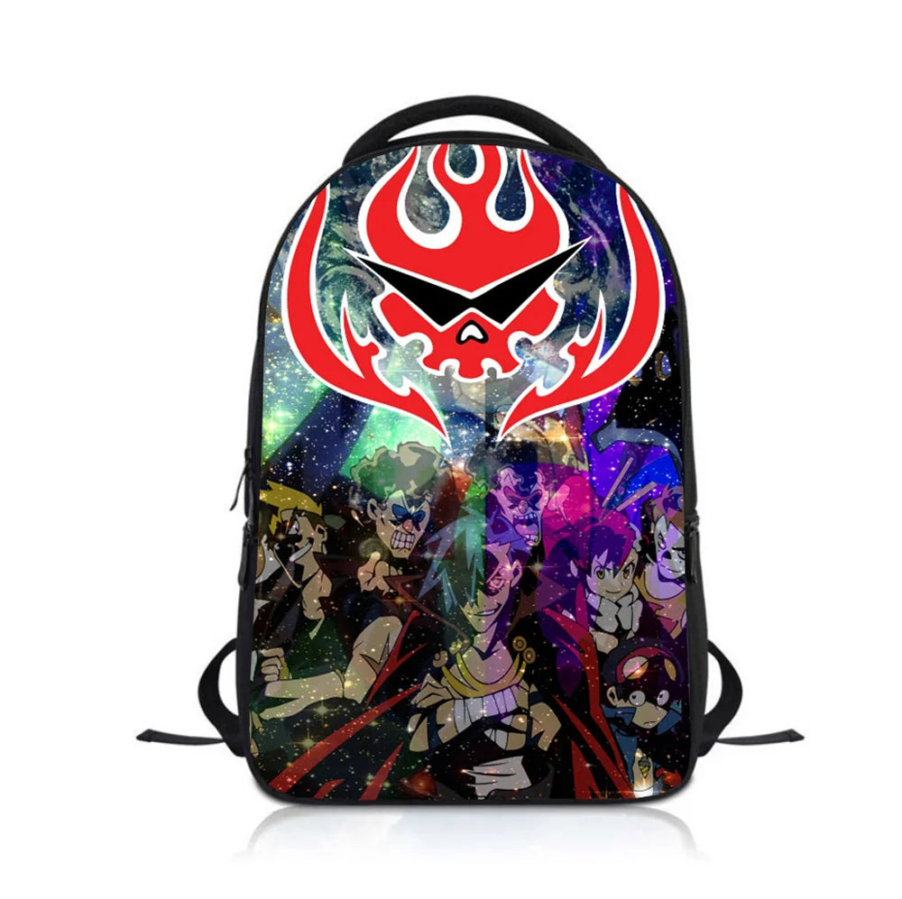 Anime Tengen Toppa Kids Backpack School Bag Bookbag Kindergarten Rucksack