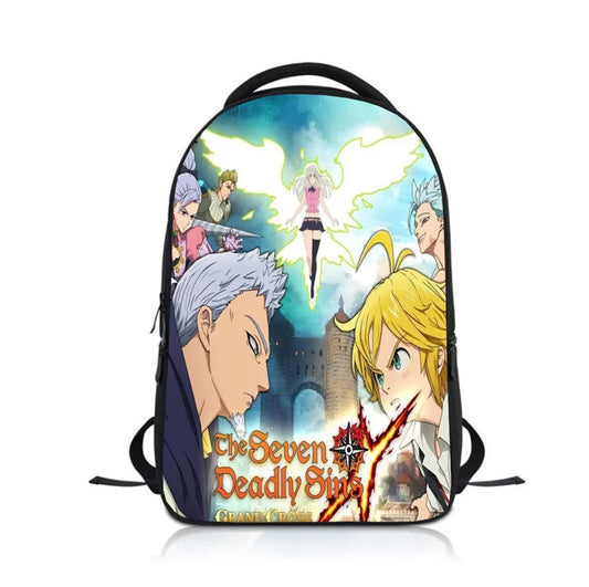 Anime The Seven Deadly Sins Kids Backpack