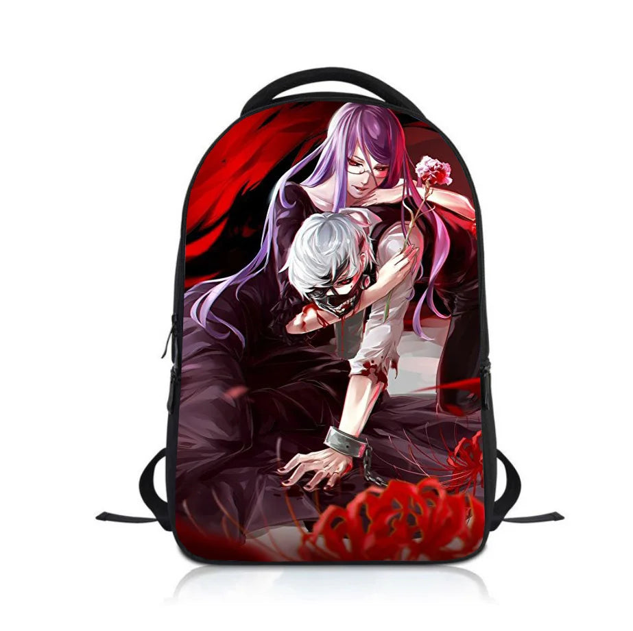 Anime Tokyo Ghoul Kids Backpack School Bag Children Knapsack