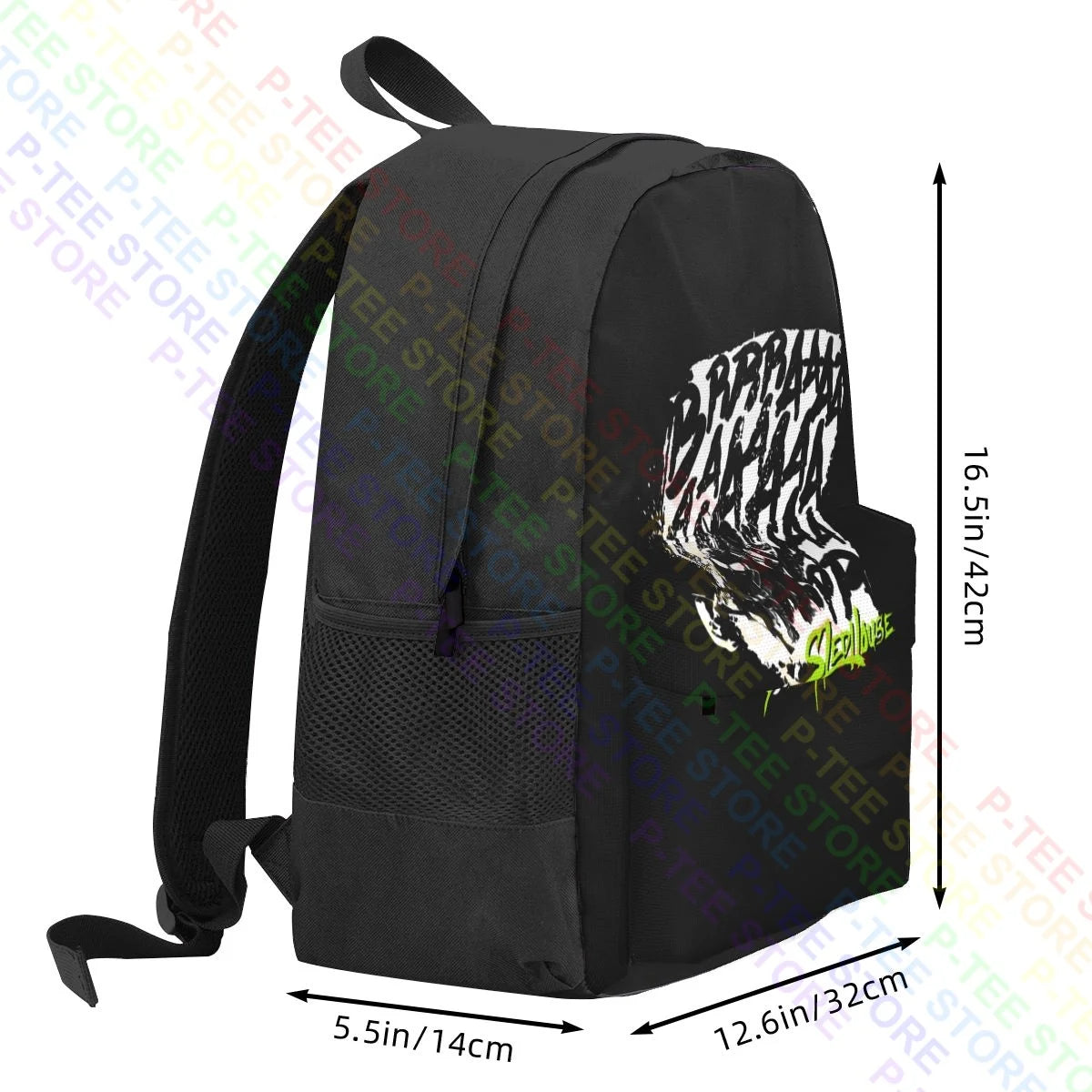 Braaap Charcoal Snowmobile Backpack Large Capacity