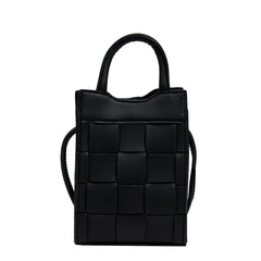 Braided Cell Phone Bag Female Spring Handheld Square Bag