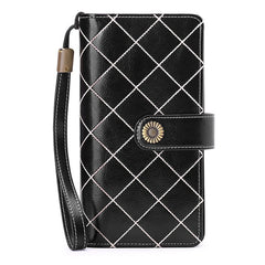 RFID Wallet Women Zipper Walets Leather Clutch Long Wallets Ladies Purse