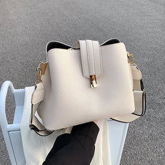 Women's Bucket Shoulder Crossbody Handbag Purses Soft PU Leather Clutches