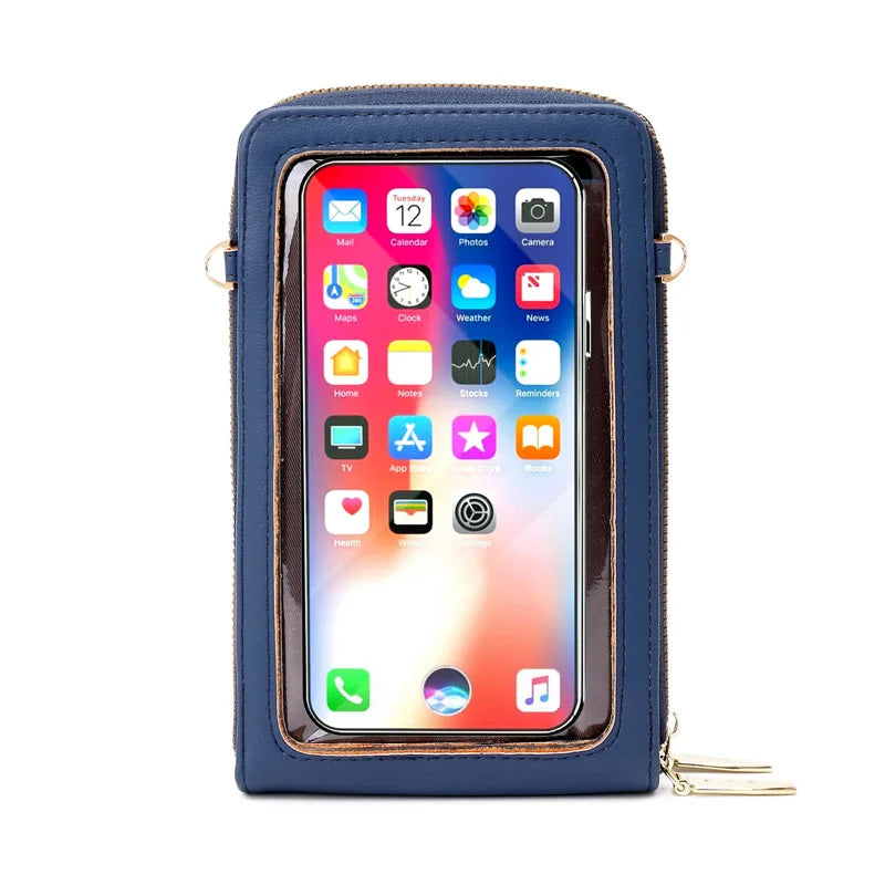 Small Women's Cellphone Wallet Crossbody Handbag