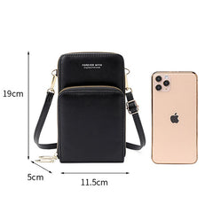 Small Women's Cellphone Wallet Crossbody Handbag