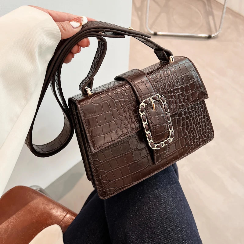 Flap Shoulder Crossbody Bags Women Handbags Purses Vintage PU Leather