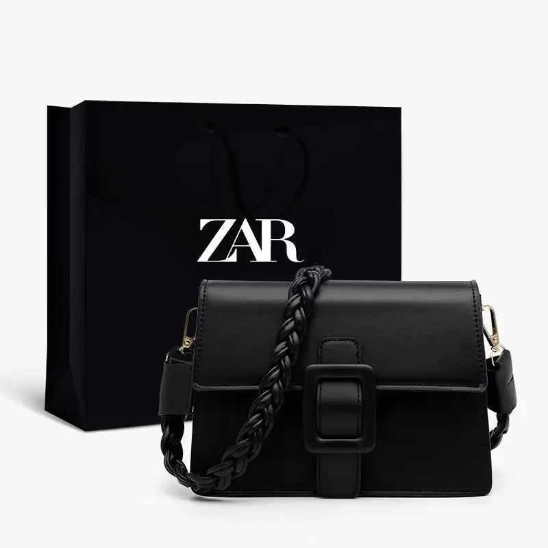 Solid Crossbody Shoulder Bag Large Capacity Tote Bag