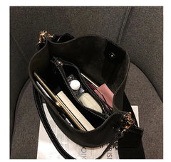 Women's Large Capacity Shoulder Bag PU Handbag