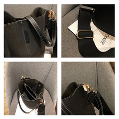 Women's Large Capacity Shoulder Bag PU Handbag