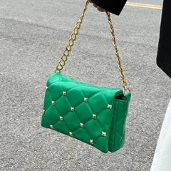 Women's Shoulder Bags Chain Quilted Clutch Purses Handbag
