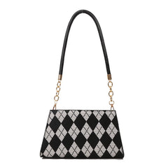 Canvas Women's Chain Crossbody Bag Flap Handbag