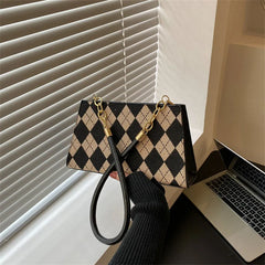 Canvas Women's Chain Crossbody Bag Flap Handbag