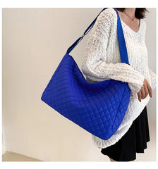 Canvas Women's Shoulder Bag Crossbody Bag Large Flap Handbag