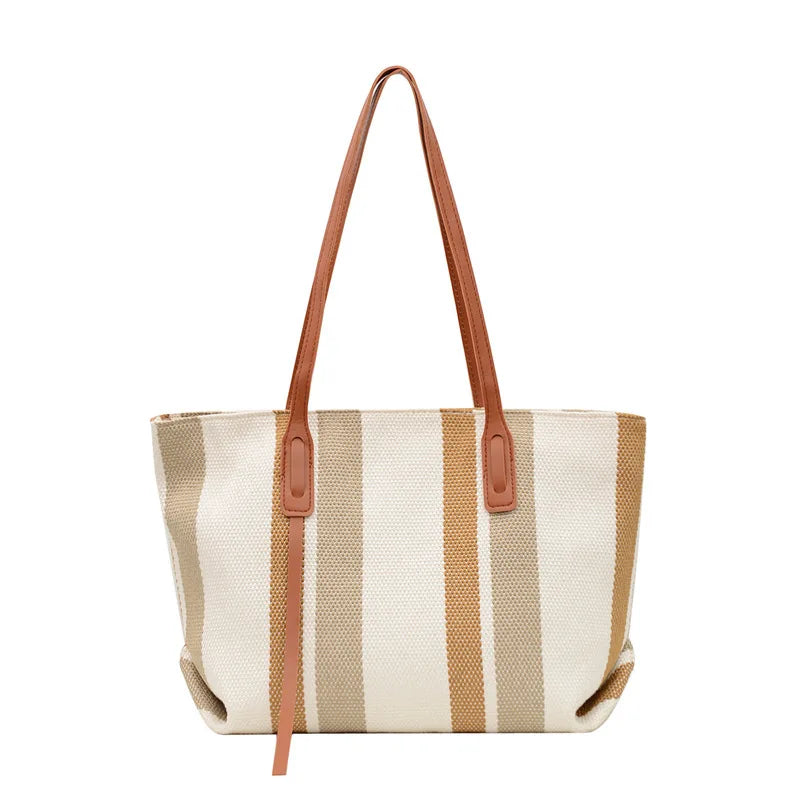 Canvas Women's Shoulder Bag Handbag Large Square Crossbody Bag
