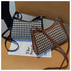 Canvas Women's Shoulder Bag Handbag Small Square Crossbody Bag