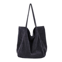 Casual Large Capacity Shoulder Bag Retro Literary Handbag for Women
