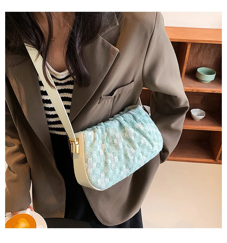 Cloth Women's Shoulder Bag Crossbody Bag Cloud Handbag