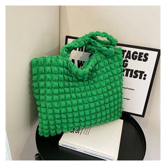 Cotton Women's Shoulder Bag Crossbody Bag Large Flap Handbag