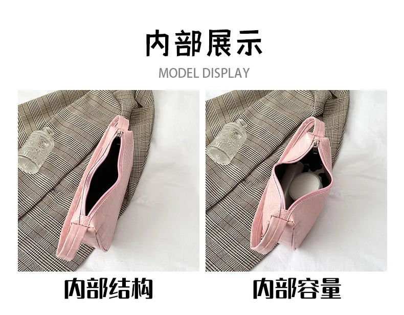 Crocodile Pattern Women's Shoulder Bag Crossbody Handbag