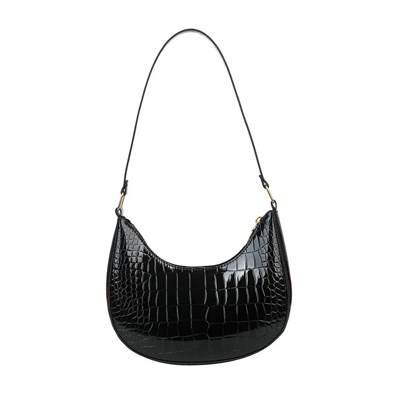 Crocodile Pattern Women's Shoulder Bag Crossbody Bag