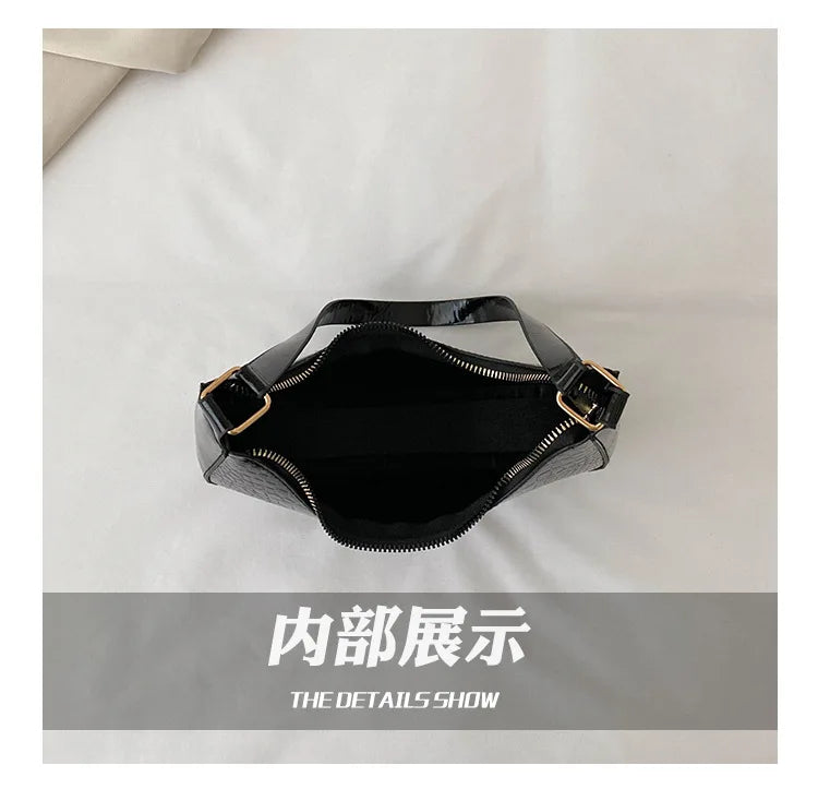 Crocodile Pattern Women's Shoulder Bag Crossbody Bag