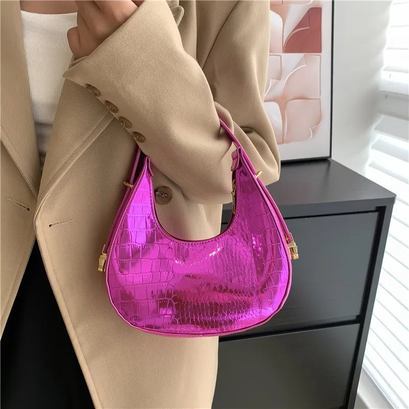 Crocodile Shoulder Bag Crossbody Bag for Women