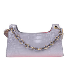 Crocodile Pattern Retro Handbag Small Crossbody Bag