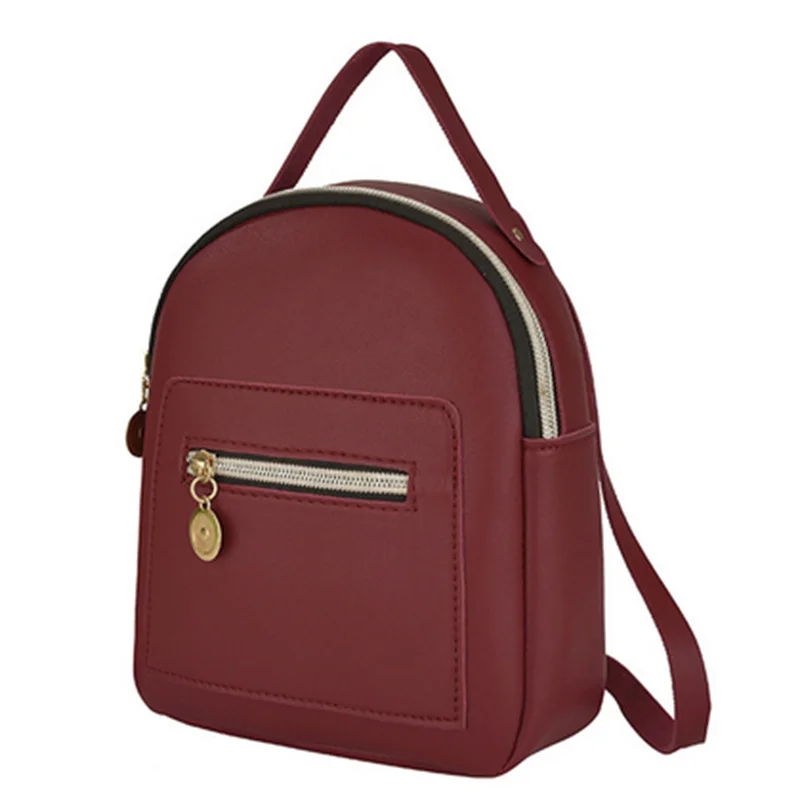 Soft Touch Women Mini Backpack Small Multi-Function