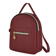 Soft Touch Women Mini Backpack Small Multi-Function