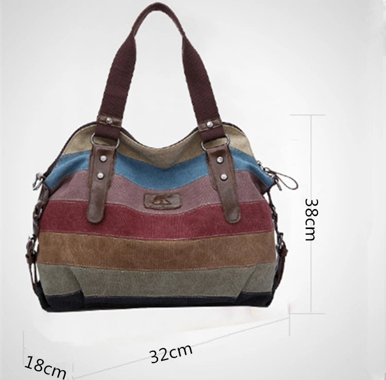 Canvas Women's Crossbody Messenger Bag Shoulder Tote