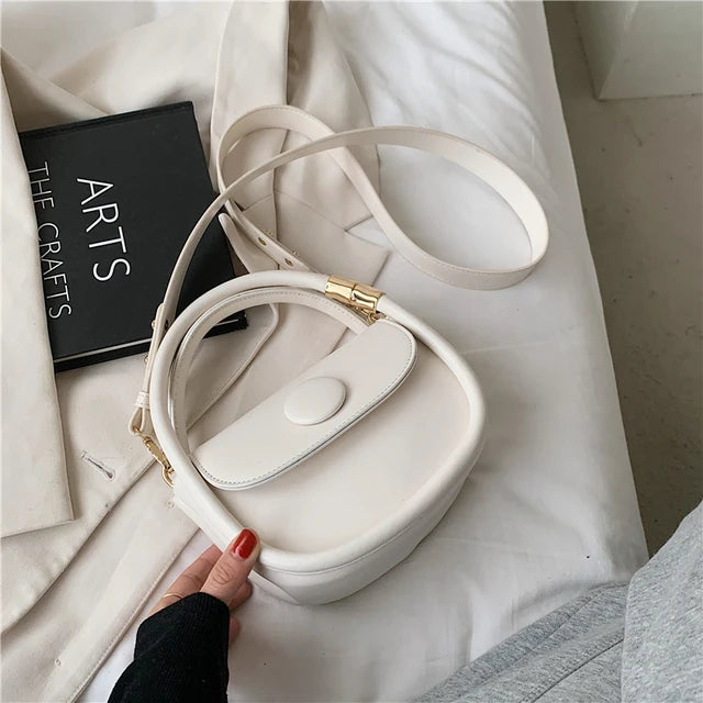 Female Candy Crossbody Bag Women Mini PU Leather Shoulder Bag