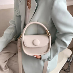 Female Candy Crossbody Bag Women Mini PU Leather Shoulder Bag